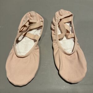 NWT Bloch Performa Ballet Shoes Pink Canvas S0284 Split Sole Dance Women sz 4.5